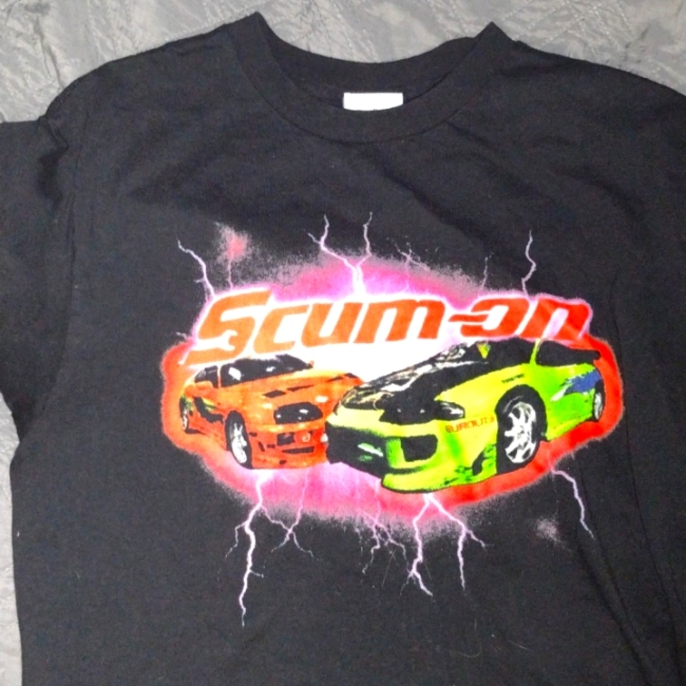 SCUM ON T SHIRT RATBOY